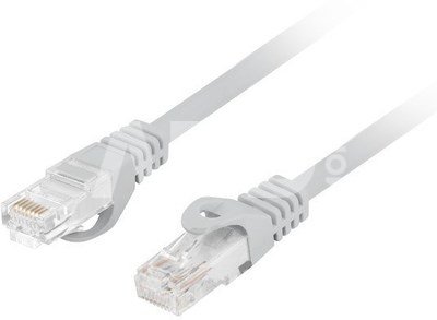 Lanberg Patchcord cat.6 UTP LSZH CU 0.5m grey fluke passed