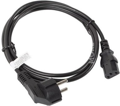 Lanberg Power cable CEE 7/7 - IEC 320 C13 1.8M black