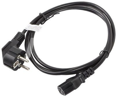 Lanberg Power cable CEE 7/7 - IEC 320 C13 1.8M black