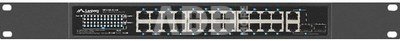 Lanberg Switch 24x 100MB POE+ /2x COMBO 250W RSFE-24P-2C-250
