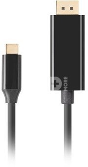 Lanberg USB-C to DisplayPort Cable, 1.8 m 4K/60Hz, Black