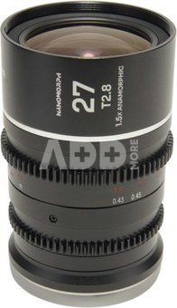 Laowa&Acirc; Nanomorph&Acirc; 27mm&Acirc; T2.8&Acirc; 1.5X&Acirc; S35 (Silver) DL