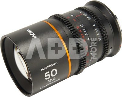 Laowa&Acirc; Nanomorph&Acirc; 50mm&Acirc; T2.4&Acirc; 1.5X&Acirc; S35 (Amber) L Mount