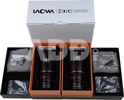 Laowa Nanomorph&Acirc; S35 Prime&Acirc; 2 Lens&Acirc; Bundle &Acirc; (65mm,80mm) (Amber) DL