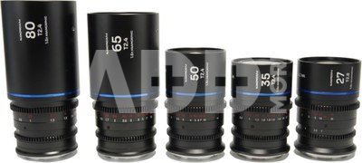 Laowa Nanomorph&Acirc; S35 Prime&Acirc; 5 Lens&Acirc; Bundle &Acirc; (27mm, 35mm, 50mm, 65mm, 80mm) (Blue) Nikon Z
