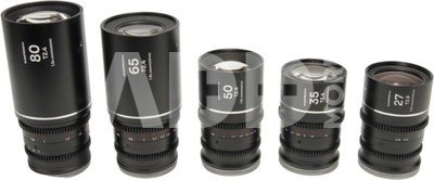 Laowa Nanomorph&Acirc; S35 Prime&Acirc; 5 Lens&Acirc; Bundle &Acirc; (27mm, 35mm, 50mm, 65mm, 80mm) (Silver) L Mount