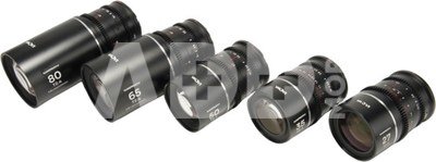 Laowa Nanomorph&Acirc; S35 Prime&Acirc; 5 Lens&Acirc; Bundle &Acirc; (27mm, 35mm, 50mm, 65mm, 80mm) (Silver) L Mount