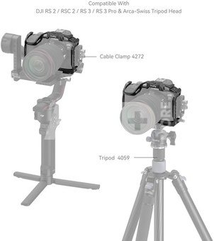&ldquo;Black Mamba&rdquo; Camera Cage for Canon EOS R6 Mark II 4161