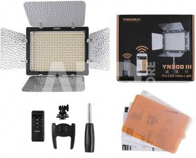 LED šviestuvas - prožektorius YongNuo YN-300 III(3200K-5500)