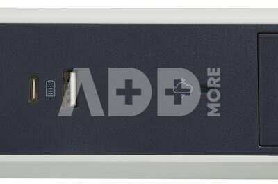 Legrand Przedluzacz ochr. 5x2PZ +USB A/C 1,5m bialo-cza