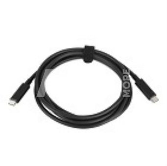 Lenovo 4X90Q59480 USB-C to USB-C Black, Cable, 2 m