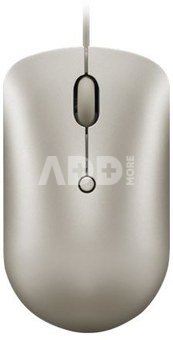Lenovo 540 USB-C Wired Compact Mouse (Sand)