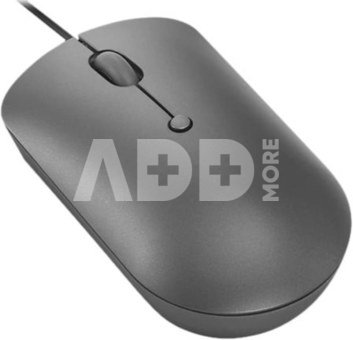 Lenovo 540 USB-C Wired Compact Mouse (Storm Grey)