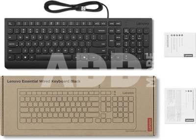 Lenovo Essential Wired Keyboard - US English | Lenovo