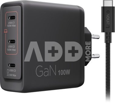 Lenovo Multi-port USB-C GaN Charger | 100 W