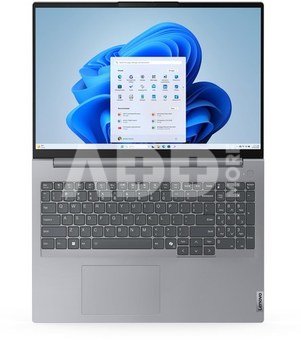 Lenovo ThinkBook 16 G7 ARP | Arctic Grey | 16 " | IPS | WUXGA | 1920 x 1200 pixels | Anti-glare | AMD Ryzen 5 | 7535HS | 16 GB | SODIMM DDR5 | Solid-state drive capacity 512 GB | AMD Radeon 660M Graphics | Windows 11 Pro | 802.11ax | Bluetooth version 5.3 | Keyboard language English | Keyboard backlit | Warranty 24 month(s) | Battery warranty 12 month(s)