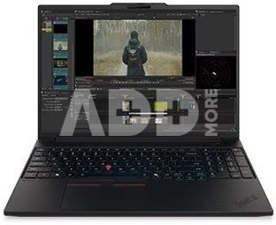 Lenovo ThinkPad P16s G5 Intel | Black | 16 " | IPS | Touchscreen | WUXGA | 1920 x 1200 pixels | Anti-glare | Intel Core Ultra 7 | 356H | 64 GB | LPCAMM2 LPDDR5X | Solid-state drive capacity 1000 GB | NVIDIA RTX PRO 1000 Blackwell Generation | GDDR7 | 8 GB | Windows 11 Pro | 802.11be | Bluetooth version 5.4 | Keyboard language English | Keyboard backlit | Warranty 36 month(s) | Battery warranty 12 month(s)