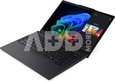 Lenovo ThinkPad T14 G6 Intel | Black | 14 " | IPS | WUXGA | 1920 x 1200 pixels | Anti-glare | Intel Core Ultra 5 | 226V | 16 GB | Soldered LPDDR5x | Solid-state drive capacity 512 GB | Intel Arc Graphics 130V | Windows 11 Pro | 802.11be | Bluetooth version 5.4 | Keyboard language Nordic | Keyboard backlit | Warranty 36 month(s) | Battery warranty 12 month(s)