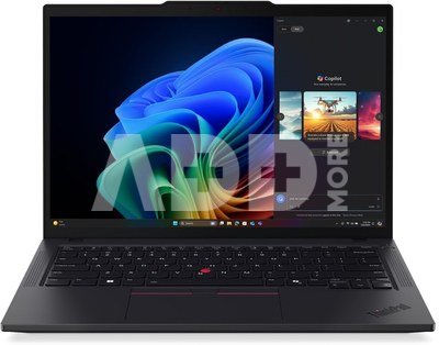 Lenovo ThinkPad T14 G6 Intel | Black | 14 " | IPS | WUXGA | 1920 x 1200 pixels | Anti-glare | Intel Core Ultra 5 | 226V | 16 GB | Soldered LPDDR5x | Solid-state drive capacity 512 GB | Intel Arc Graphics 130V | Windows 11 Pro | 802.11be | Bluetooth version 5.4 | Keyboard language Nordic | Keyboard backlit | Warranty 36 month(s) | Battery warranty 12 month(s)