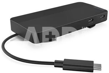 Lenovo | USB-C Dual Display Travel Dock with Adapter | 40B90100EU | Ethernet LAN (RJ-45) ports 1 | DisplayPorts quantity 1 | USB 3.0 (3.1 Gen 1) ports quantity 1 x USB-A 10 Gbps, 2 x USB-C 10 Gbps | HDMI ports quantity 1 | 65 W | Warranty 36 month(s)