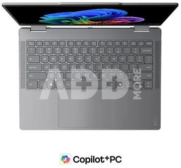 Lenovo Yoga 7 2-in-1 14ILL10 | Luna Grey | 14 " | OLED | Touchscreen | WUXGA | 1920 x 1200 pixels | Intel Core Ultra 7 | 256V | 16 GB | Soldered LPDDR5x | Solid-state drive capacity 512 GB | Intel Arc Graphics 140V | Windows 11 Home | 802.11be | Bluetooth version 5.4 | Keyboard language English | Keyboard backlit | Warranty 24 month(s) | Battery warranty 12 month(s)
