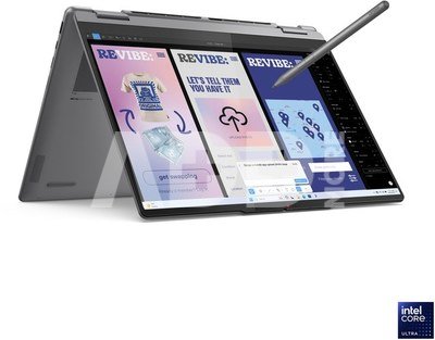 Lenovo Yoga 7 2-in-1 14ILL10 | Luna Grey | 14 " | OLED | Touchscreen | WUXGA | 1920 x 1200 pixels | Intel Core Ultra 7 | 256V | 16 GB | Soldered LPDDR5x | Solid-state drive capacity 512 GB | Intel Arc Graphics 140V | Windows 11 Home | 802.11be | Bluetooth version 5.4 | Keyboard language English | Keyboard backlit | Warranty 24 month(s) | Battery warranty 12 month(s)
