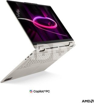Lenovo Yoga 7 2-in-1 16AGP11 Touch 16 WUXGA AMD R7 AI 445/16GB/512GB/AMD Radeon 840M/WIN11 Home/Nordic Backlit kbd/Seashell/2Y Warranty | Lenovo