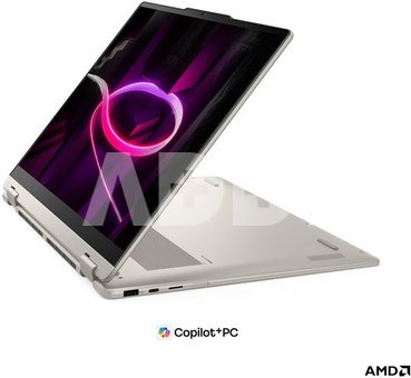 Lenovo Yoga 7 2-in-1 16AGP11 Touch 16 WUXGA AMD R7 AI 445/16GB/512GB/AMD Radeon 840M/WIN11 Home/Nordic Backlit kbd/Seashell/2Y Warranty | Lenovo