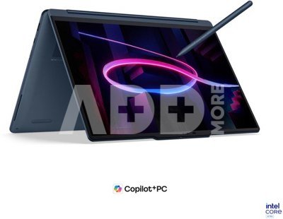 Lenovo Yoga 9 2-in-1 14IPH11 Intel | Cosmic Blue | 14 " | OLED | Touchscreen | 2.8K WQXGA+ | 2880 x 1800 pixels | Intel Core Ultra 7 | 355 | 32 GB | Soldered LPDDR5X | Solid-state drive capacity 1000 GB | Intel Graphics | Windows 11 Home | 802.11be | Bluetooth version 5.4 | Keyboard language Nordic | Keyboard backlit | Warranty 24 month(s) | Battery warranty 12 month(s)