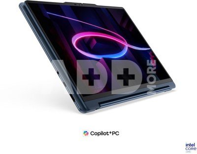 Lenovo Yoga 9 2-in-1 14IPH11 Intel | Cosmic Blue | 14 " | OLED | Touchscreen | 2.8K WQXGA+ | 2880 x 1800 pixels | Intel Core Ultra 7 | 355 | 32 GB | Soldered LPDDR5X | Solid-state drive capacity 1000 GB | Intel Graphics | Windows 11 Home | 802.11be | Bluetooth version 5.4 | Keyboard language Nordic | Keyboard backlit | Warranty 24 month(s) | Battery warranty 12 month(s)