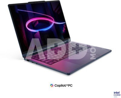 Lenovo Yoga 9 2-in-1 14IPH11 Intel | Cosmic Blue | 14 " | OLED | Touchscreen | 2.8K WQXGA+ | 2880 x 1800 pixels | Intel Core Ultra 7 | 355 | 32 GB | Soldered LPDDR5X | Solid-state drive capacity 1000 GB | Intel Graphics | Windows 11 Home | 802.11be | Bluetooth version 5.4 | Keyboard language Nordic | Keyboard backlit | Warranty 24 month(s) | Battery warranty 12 month(s)