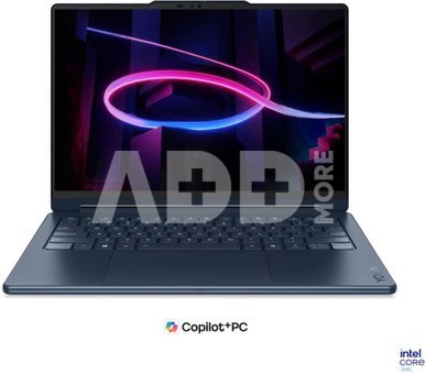 Lenovo Yoga 9 2-in-1 14IPH11 Intel | Cosmic Blue | 14 " | OLED | Touchscreen | 2.8K WQXGA+ | 2880 x 1800 pixels | Intel Core Ultra 7 | 355 | 32 GB | Soldered LPDDR5X | Solid-state drive capacity 1000 GB | Intel Graphics | Windows 11 Home | 802.11be | Bluetooth version 5.4 | Keyboard language Nordic | Keyboard backlit | Warranty 24 month(s) | Battery warranty 12 month(s)