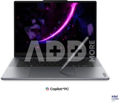 Lenovo Yoga Pro 7 15IPH11 Intel | Luna Grey | 15.3 " | OLED | 2.5K WQXGA | 2560 x 1600 pixels | Intel Core Ultra 7 | 356H | 32 GB | Soldered LPDDR5X | Solid-state drive capacity 1000 GB | NVIDIA GeForce RTX 5050 | GDDR7 | 8 GB | Windows 11 Pro | 802.11be | Bluetooth version 5.4 | Keyboard language English | Keyboard backlit | Warranty 24 month(s) | Battery warranty 12 month(s)