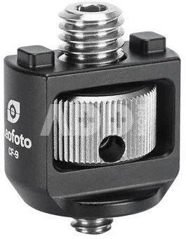 Leofoto CF-9 1/4" Male to 3/8" Male Adapter Accessory Ideal for Magic Arm Tripod Mount