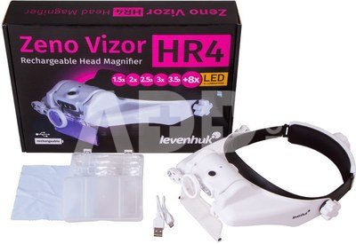 Levenhuk Zeno Vizor HR4 Head Rechargeable Magnifier 1/1.5/2/2.5/3.5 x