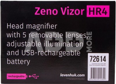 Levenhuk Zeno Vizor HR4 Head Rechargeable Magnifier 1/1.5/2/2.5/3.5 x