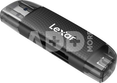 Lexar Cardreader Dual Slot USB-A/C (LRW310X) Supports microSD and SD cards (USB 3.1)