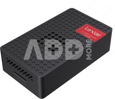 Lexar Cardreader microSDXC Express, compatib w./microSD UHS-I, R900MB/s w./built-in fan (USB3