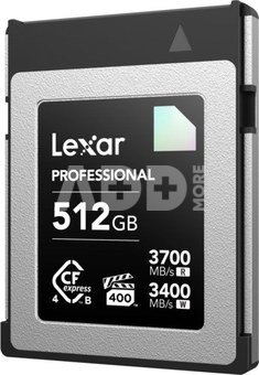 Lexar CFexpress 4.0 Pro Diamond R3700/W3400 (VPG400) 512GB
