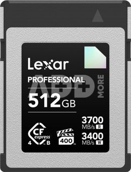Lexar CFexpress 4.0 Pro Diamond R3700/W3400 (VPG400) 512GB