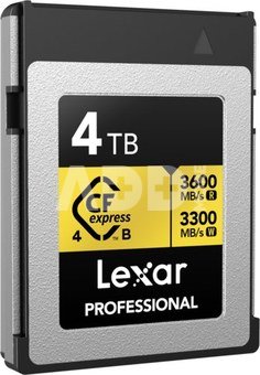 Lexar CFexpress 4.0 Pro Gold R3600/W3300 4TB