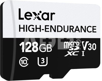 LEXAR HIGH-ENDURANCE MICROSDHC/MICROSDXC UHS-I R100/W45 128GB