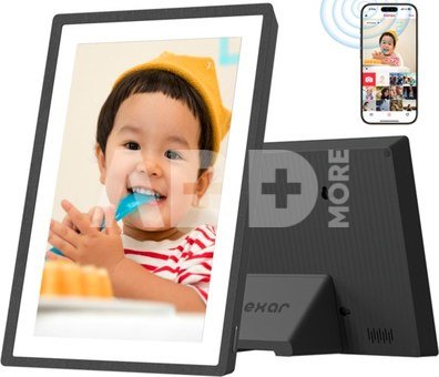 Lexar I Pexar Digital Picture Frame I 10.1-inch (Black) expandable with 32GB SD card or USB Flash