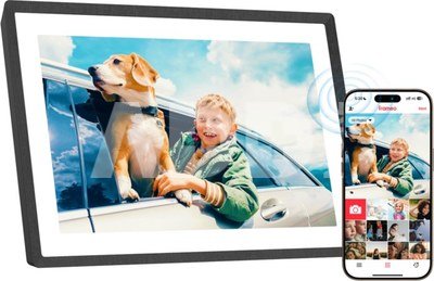 Lexar I Pexar Digital Picture Frame I 10.1-inch (Black) expandable with 32GB SD card or USB Flash