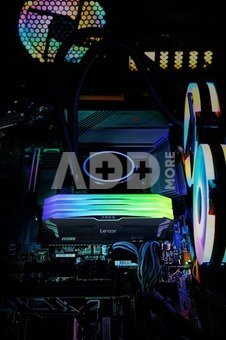 Lexar 2x16GB ARES Gaming UDIMM DDR5 6800 Memory with Black heatsink and RGB lighting Lexar
