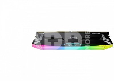 Lexar 2x16GB ARES Gaming UDIMM DDR5 6800 Memory with Black heatsink and RGB lighting Lexar