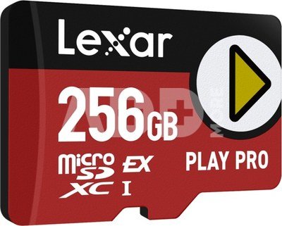 Lexar microSDXC Express PLAY Pro Express 7.1, R900/W600 C10 U3 UHS-I (V30) 256GB