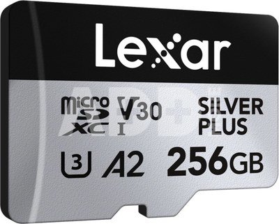 Lexar microSDXC Professional SILVER Plus UHS-I/U3/A2/4K R205/W150 (V30) 256GB