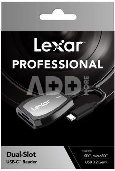 Lexar Pro USB-C Dual-Slot Reader