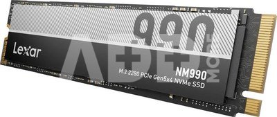 Lexar SSD | NM990 | 2000 GB | SSD form factor M.2 2280 | Solid-state drive interface PCIe Gen 5x4 | Read speed 14000 MB/s | Write speed 10000 MB/s